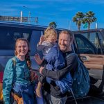 Smiling People Riding Cabo Shuttle Services Company New brand Car