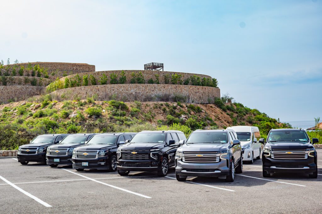 Cabo shuttle services fleet