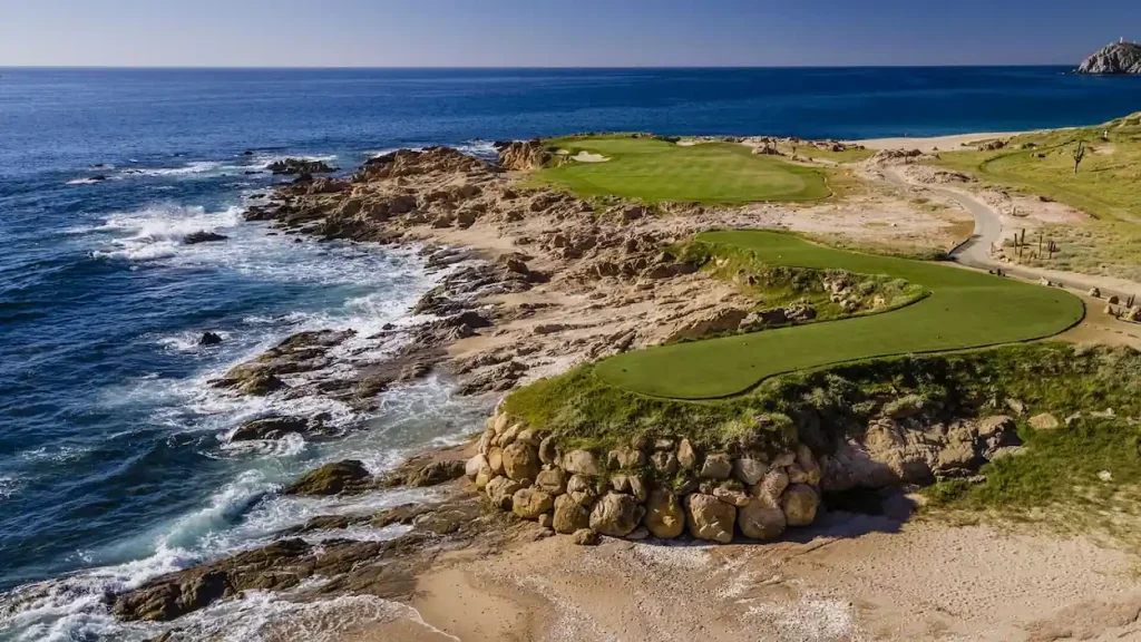 Cabo San Lucas Golf Courses near ocean.