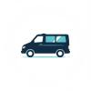 Dark blue van