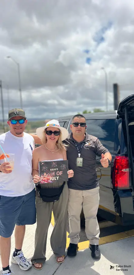 Happy Clients at Los Cabos International Airport SJD
