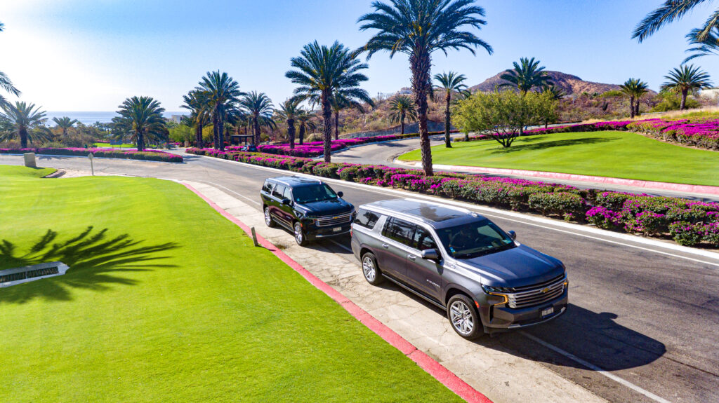 Cabo Shuttle luxury suvs 
https://www.caboshuttleservices.com/ 
