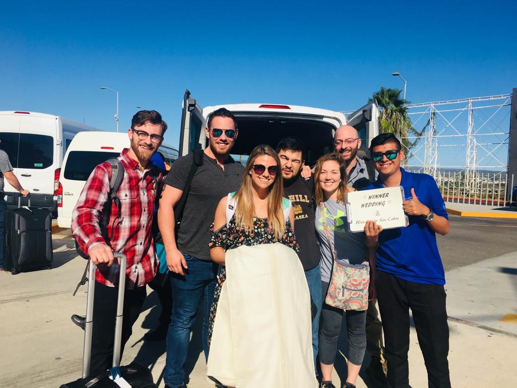Cabo airport Wedding transportation